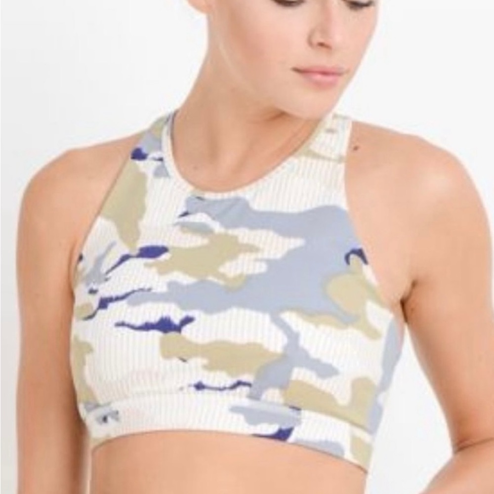 MONO B Sports Bra Women’s size Small Camo Print